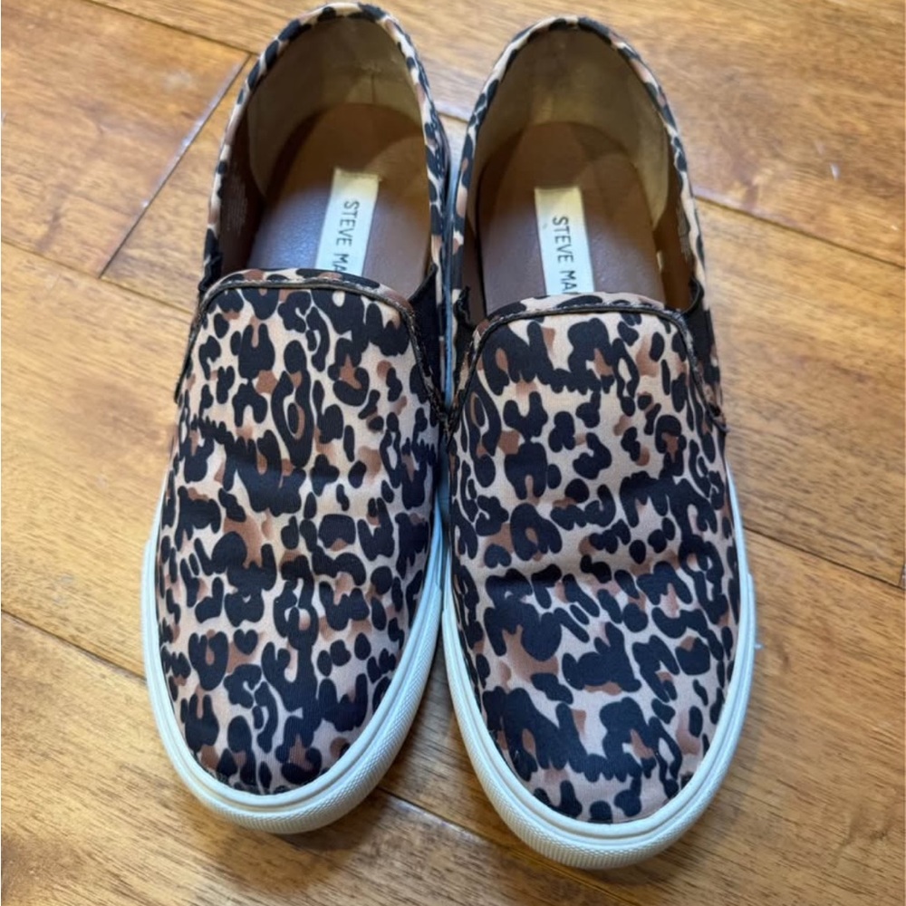 Steve Madden Animal Print Slip-On Shoes
